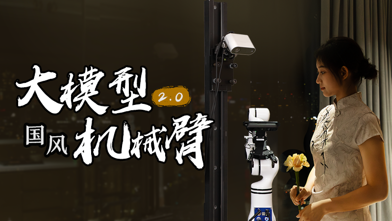 沏茶倒茶一气呵成！尊龙凯时中国游推出2.0版大模型机械臂